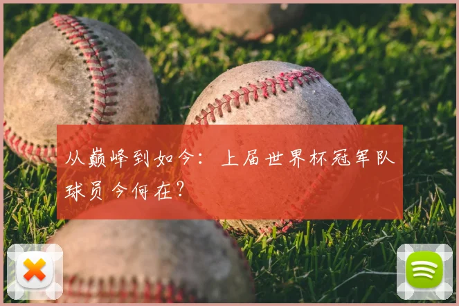 从巅峰到如今：上届世界杯冠军队球员今何在？